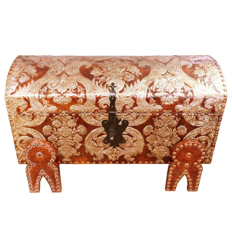 LEATHER TRUNK CLAVEL