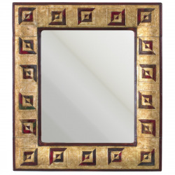 LEATHER MIRROR FRAME