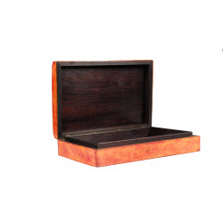 LEATHER CHEST FOR UNITY COINS BARROCO