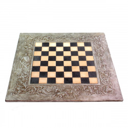 LEATHER CHESSBOARD MEDIEVAL
