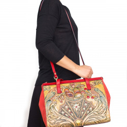 LEATHER TOTE BAG NARCISO