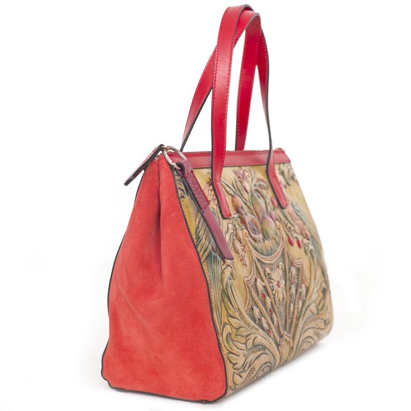 LEATHER TOTE BAG NARCISO