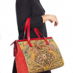 BOLSO EN PIEL TOTE NARCISO