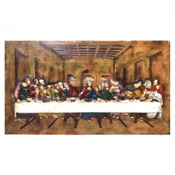 DECORATIVE LEATHER THE LAST SUPPER