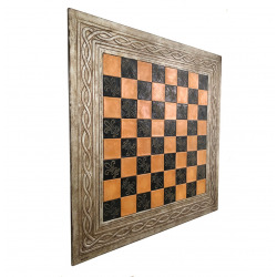 LEATHER CHESSBOARD 55X55