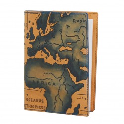LEATHER NOTEBOOK MAP A6