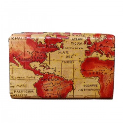 Leather Box World Map