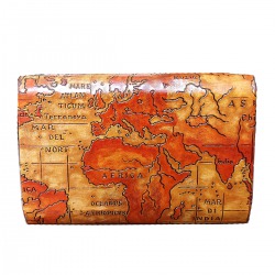 Leather Box World Map