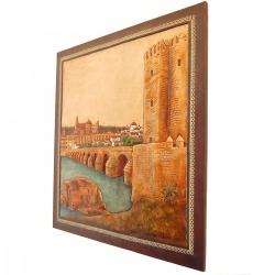 Leather Painting Calahorra 71x71