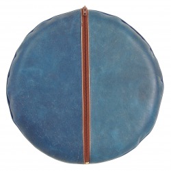 Leather Round Cushion Laceria