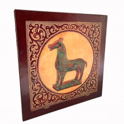 DECORATIVE LEATHER PAINTING CERVATILLO