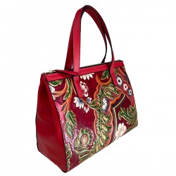 Leather Tote Bag Punica