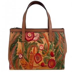 LEATHER TOTE BAG GAUDINIANO