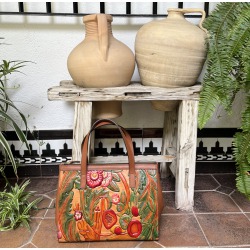LEATHER TOTE BAG GAUDINIANO