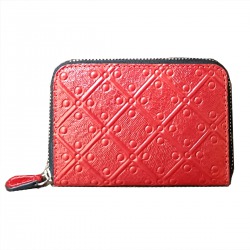 LEATHER PURSE LOSANGE