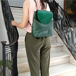 LEATHER BACKPACK  NAZARI