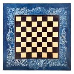LEATHER CHESSBOARD MEDIEVAL