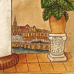 DECORATIVE LEATHER TAPESTRY PATIOS