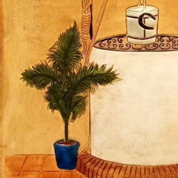 DECORATIVE LEATHER PAINTING PATIOS