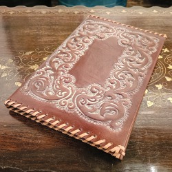 LEATHER NOTEBOOK CAPRICCIO 27X18cm