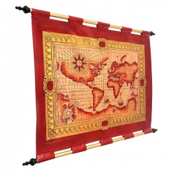 Leather Tapestry Worldmap