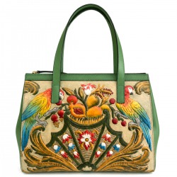 BOLSO EN PIEL TOTE NARCISO